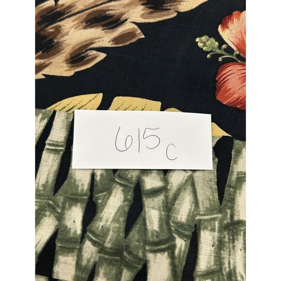 Requirements Petite Faux Wrap Midi Skirt Black Multi Sz 10P Floral Animal Print - Picture 9 of 10